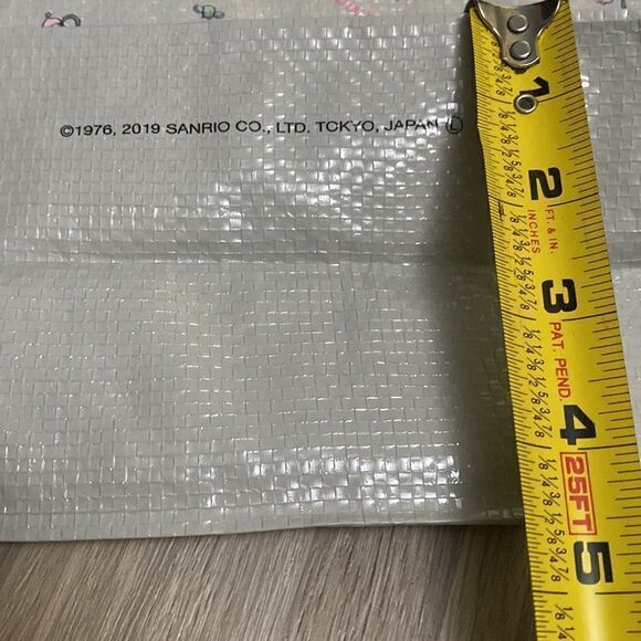 Sanrio Hello Kitty little twin stars reusable tote bag pink and blue gray tote - Picture 8 of 9